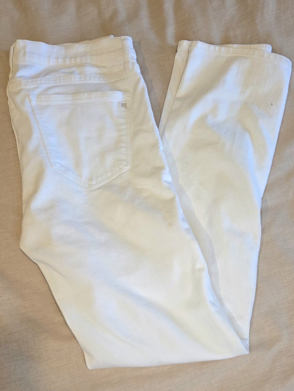 Madewell Rail Straight White Jeans Size 31 Men’s Straight Leg Clean Minimal Deni